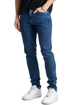 Slim Tapered Jeans Denim Medium 31/32 Herren - Calvin Klein - FashionsVida