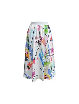 Milano Italy Midi-jupe blanc 42 - Milano Italy - FashionsVida
