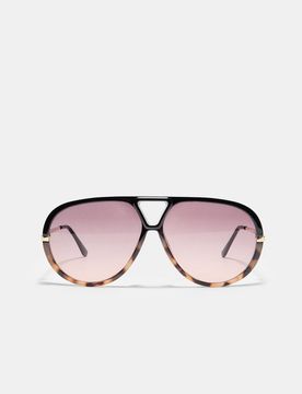 Kombi-Pilotenbrille Braun OS