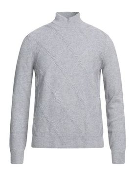 Rollkragenpullover Herren Grau S Herren