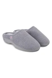 Totes Womens Popcorn Terry Mule Slipper - - Size: 7