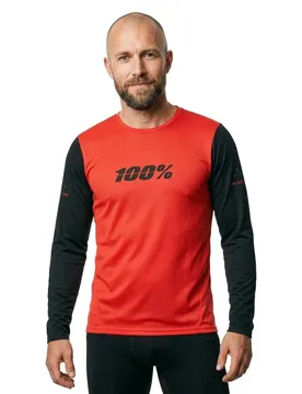 Maglia Da Enduro A Maniche Lunghe Ridecamp Red / Black