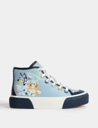 KIds' Bluey™ High Top Trainers (4 Small - 13 Small) Blue Mix male