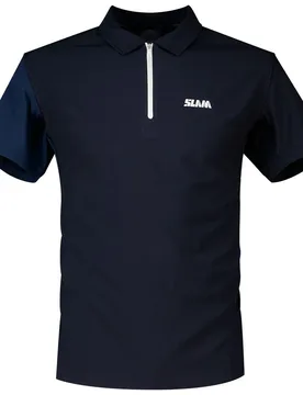 Od Tech Short Sleeve Polo Dark Navy L Men - SLAM - FashionsVida