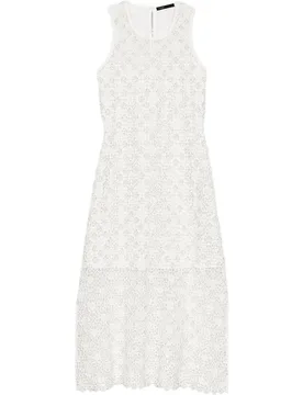 Vestido largo sin mangas de ganchillo y strass - Maje - FashionsVida