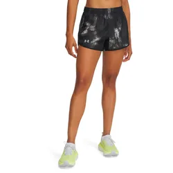 Fly By 3´´ Printed Shorts Black / Reflective S Women