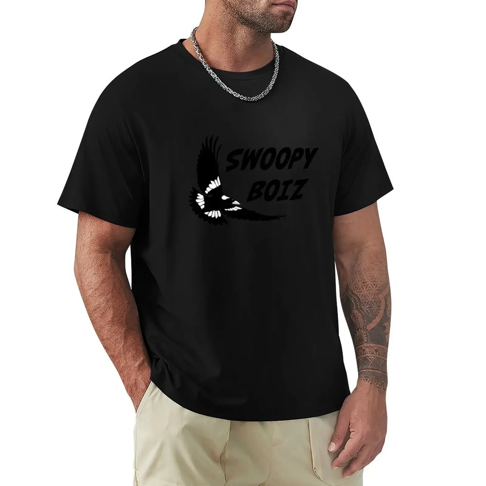 Swoopy Boiz Magpie T-Shirt Work Basic Short Sleeve Top - Aliexpress - FashionsVida
