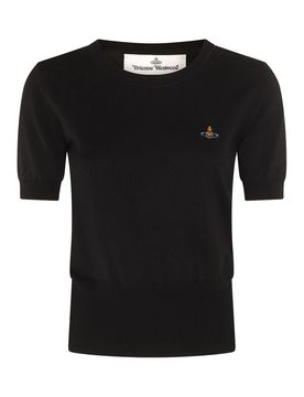 Top in misto lana e seta