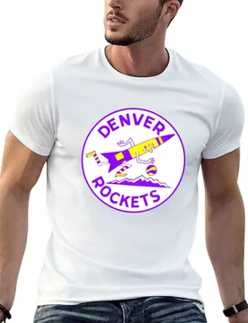 Denver Rockets Vintage Logo T-Shirt t shirt personalised t shirt man plain t shirt custom print T-shirt - Aliexpress - FashionsVida