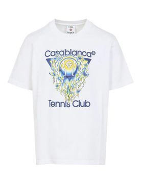 T-shirt con icona del club di tennis