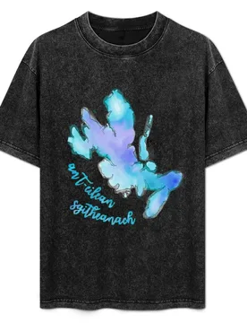 Isle of Skye - an t-Eilean Sgitheanach - Scotland - Watercolour T-Shirt Novelty Print Casual Tee Shirt - Aliexpress - FashionsVida