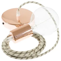 Cables Suspension Luminaire Rd53 Stripes 1 M Diy Tree Bark / Copper One Size