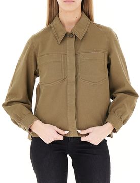 Giacca overshirt VERDE OLIVA 46