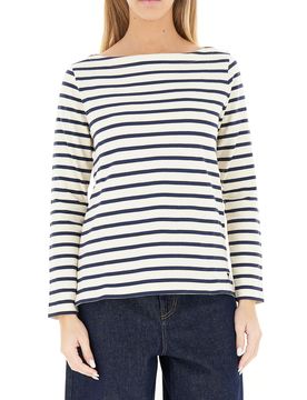 T-shirt a righe BLU SCURO S