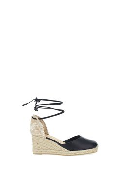 CASTAÑER Espadrillas con zeppa NERO 36