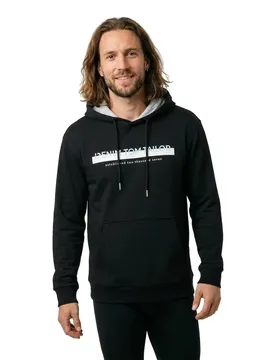 Felpa Con Cappuccio 1038755 Print Black L