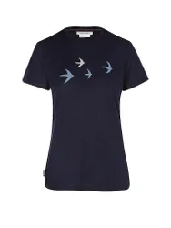 T-shirt de sport 150 Tech Lite Bird bleu marine M