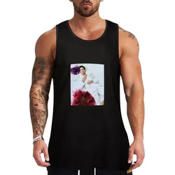 MIKA 4k photo flowers Tank Top Daily Casual Tank Top Relaxed Fit Sleeveless Summer