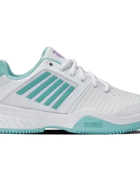 Court Express Hb Clay Shoes White / Angel Blue / Sheer Lilac UK 4.5 - K-swiss - FashionsVida