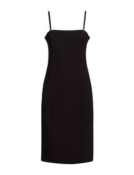 Vestido midi Mujer Negro 34 Mujer