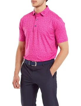 FootJoy Polo Floral Lisle, pink s - FootJoy - FashionsVida