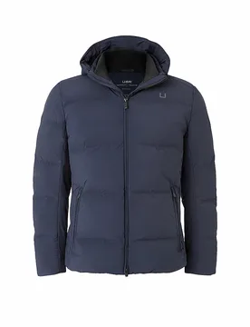 Chaqueta acolchada de plumón BOLT azul oscuro M - Ubr - FashionsVida