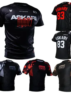 ASKARI New Combat T-shirt, a Fast-drying, Breathable and Durable Garment, Suitable for Both Men and Women for Fitness and Boxing - Aliexpress - FashionsVida