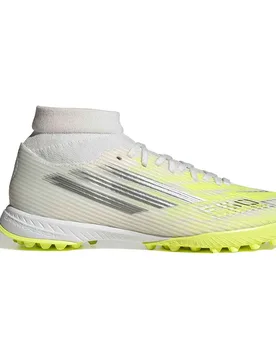 Chaussures De Football F50 Sparkfusion League Mid Cut Tf Ftwr White / Iron Met / Hi-Res Yellow EU 38 2/3 - Adidas - FashionsVida