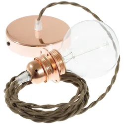 Cables Lampe Suspendue Pendel Pour Abat-jour Tc13 Diy 2 M Brown / Copper One Size