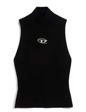 T-shirt Sans Manches M-onervax Black M - Diesel - FashionsVida