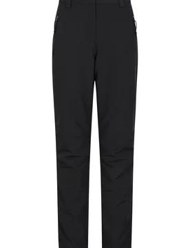 Arctic II Womens Thermal Fleece Lined Trousers - Short Length - Black - Black - Size: 22 - Mountain Warehouse - FashionsVida
