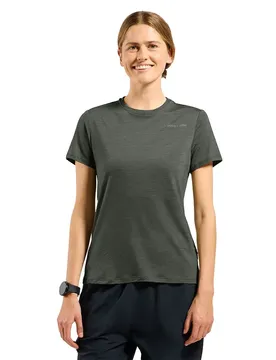 Maglietta A Maniche Corte X Pow Merino Tencel Urban Chic Melange L