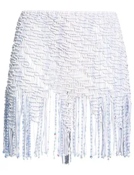 Minirock Damen Hellblau M Damen - ROBERTA EINER - FashionsVida