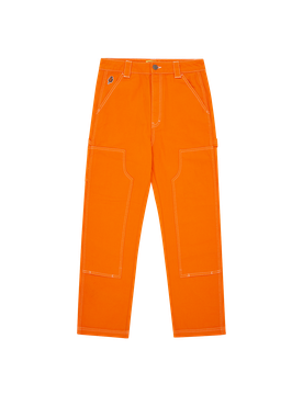 Canvas Carpenter Pants - Orange