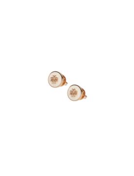 Enamel and Brass Statement Earrings