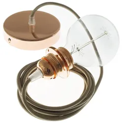 Cables Lampe Suspendue Pendel Pour Abat-jour Rm27 1 M Cipria / Copper One Size