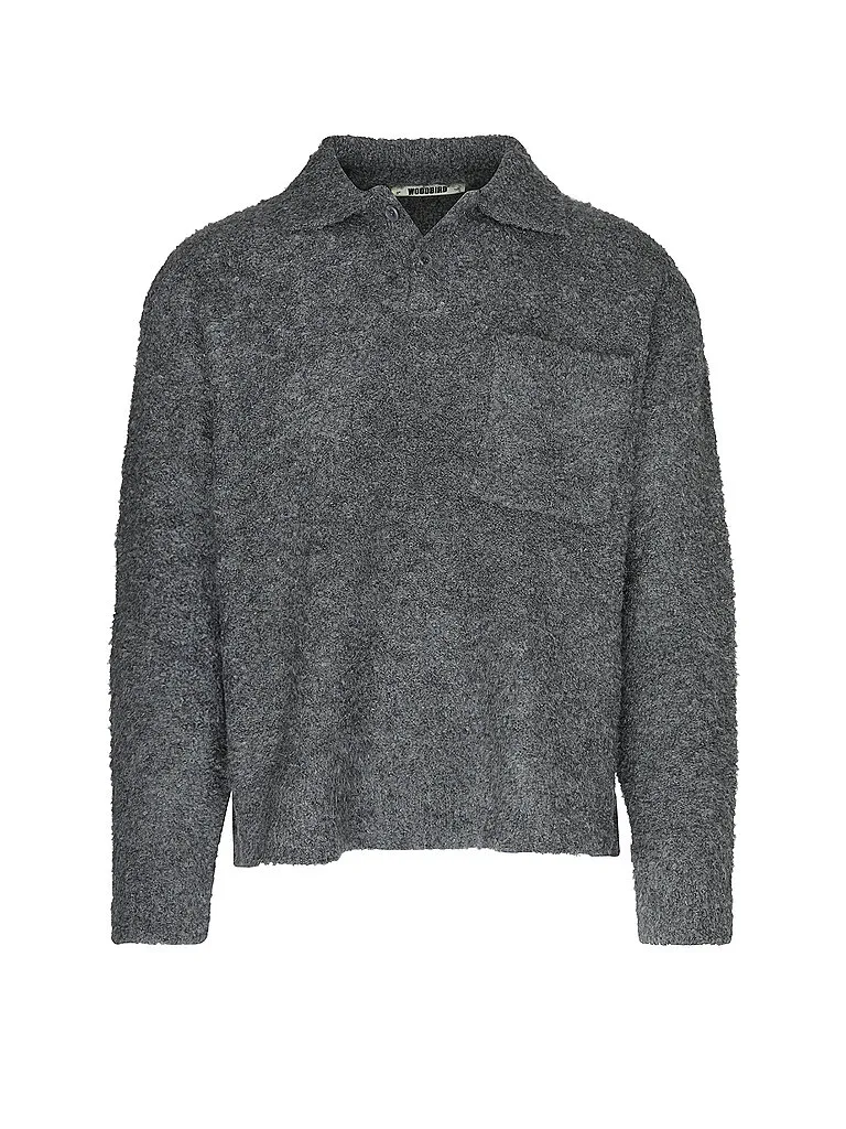 Polo-Pullover WBDOM gris XL - Woodbird - FashionsVida