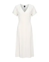 Midi-Kleid Damen Weiß 38 Damen
