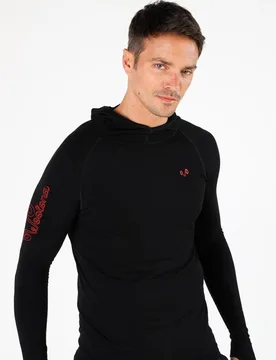 Pakke Men's Seamless Merino Blend Sport Hoodie - Woolona - FashionsVida