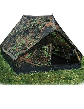 Zweimannzelt Mini Pack Standard - Flecktarn Flecktarn adult