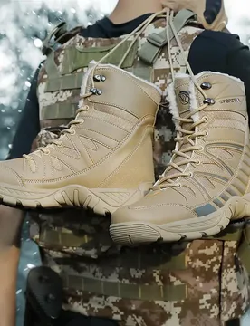 New Winter men boots Slippers Warm Men Shoes Waterproof Non-Slip Plush Sneakers Male leather Boots Plus size 47 - Aliexpress - FashionsVida