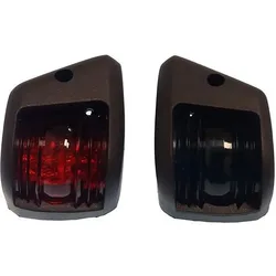 Ma Port/starboard Navigation Led Light Kit 39x53x76 Mm 12v 2 Units Black One Size unisex