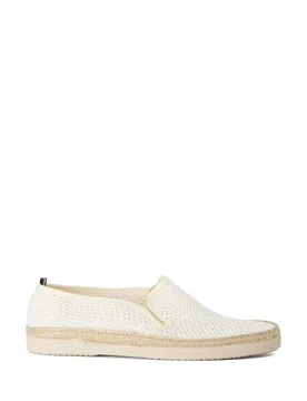 Mesh Slip On Espadrilles White Mix male - Dune london - FashionsVida