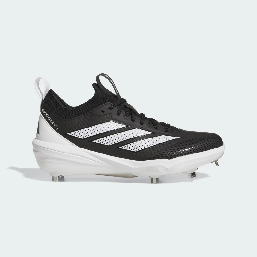 Tacchetti adizero Impact 2.0 44 Core Black / Cloud White / Silver Metallic - Adidas - FashionsVida