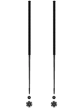 Skitourenstöcke – Unisex – Les Bâtons d'Alain – 2026 Panthère Größe 145 cm schwarz - Les batons d'Alain - FashionsVida