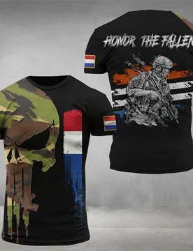 French flag men's T-shirt, clothing, quick-drying top, French emblem totem T-shirt, 3D forest camouflage short-sleeved T-shirt - Aliexpress - FashionsVida