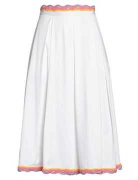Falda midi Mujer Blanco 34,36,38,40 Mujer