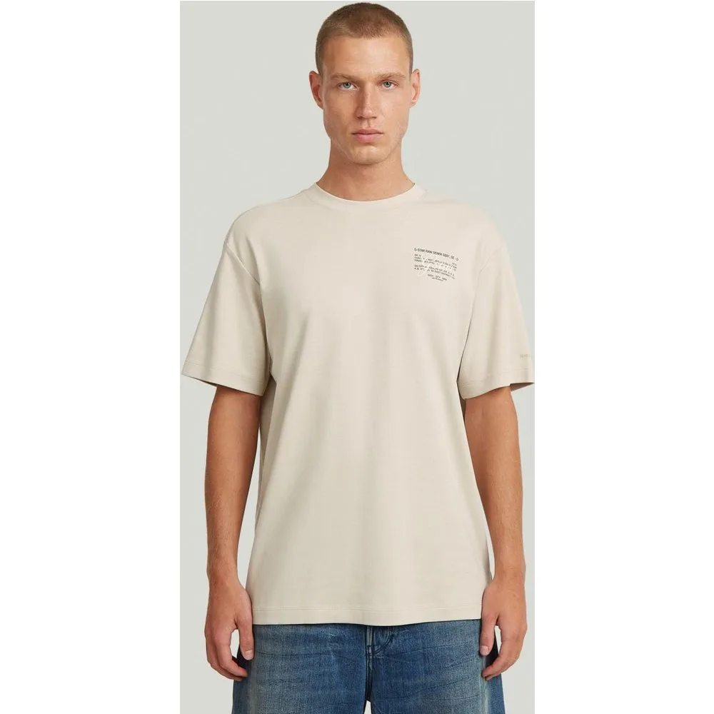 Camiseta de hombre de manga corta y corte recto - G-Star - FashionsVida