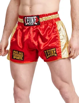 Shorts De Boxe Thaï Khao Lak Red M - Leone1947 - FashionsVida