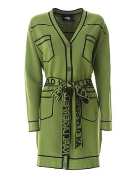 Karl Lagerfeld Cardigan con cintura